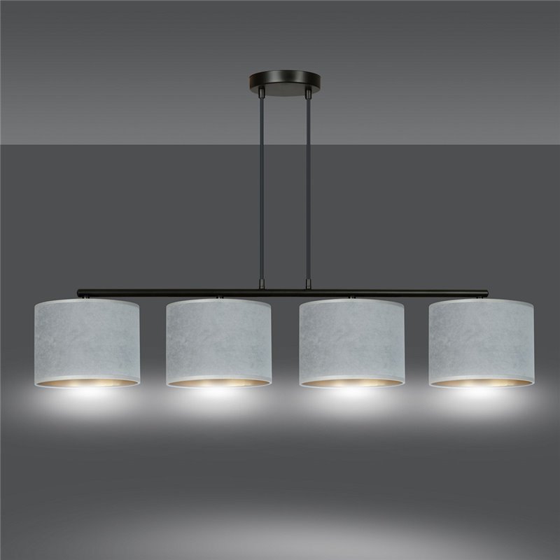 HILDE 4 BL GRAY EMIBIG Lampa wisząca HILDE 4 BL GRAY EMIBIG Lampa wisząca