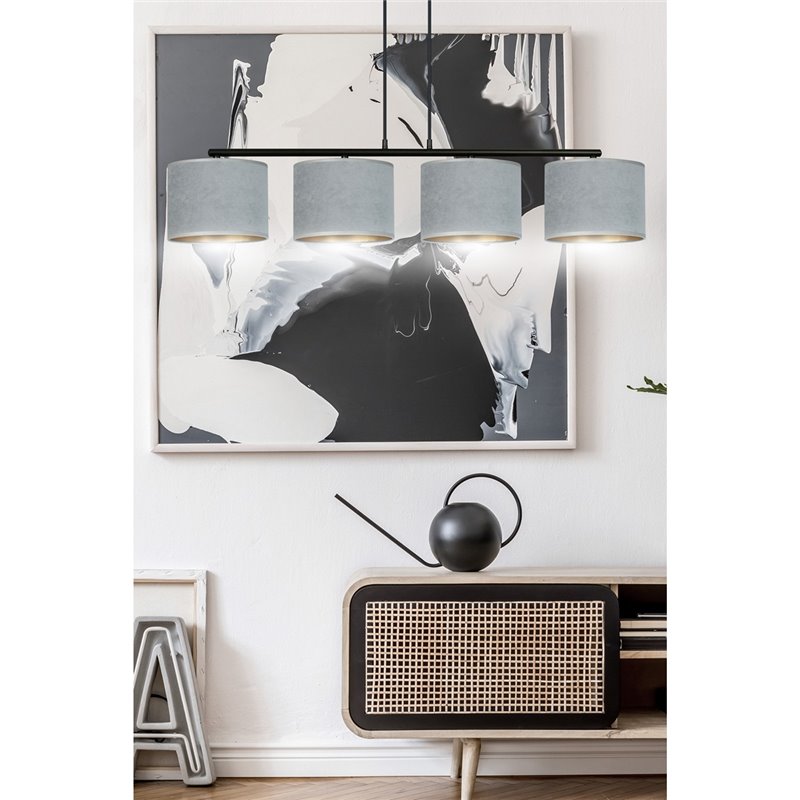 HILDE 4 BL GRAY EMIBIG Lampa wisząca HILDE 4 BL GRAY EMIBIG Lampa wisząca