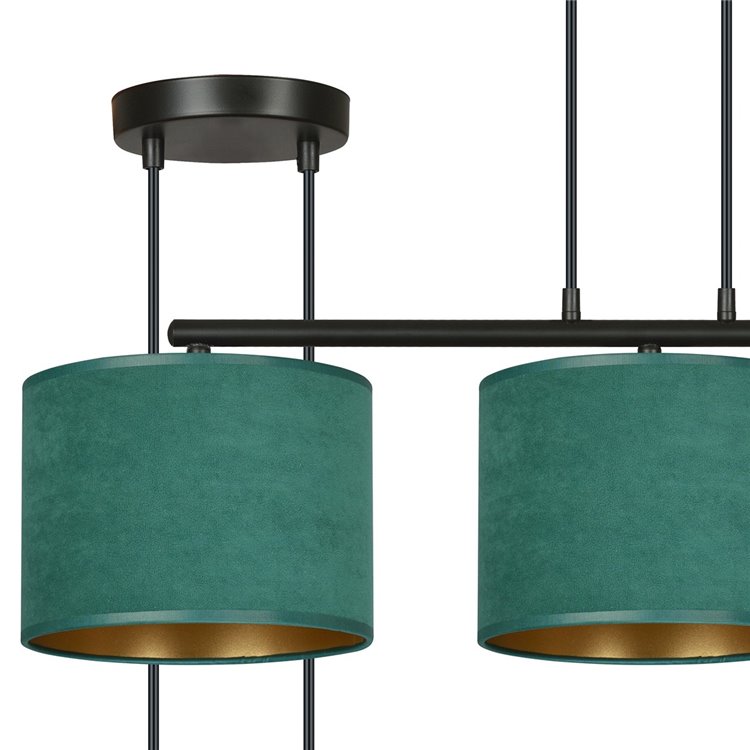 HILDE 3 BL GREEN EMIBIG Lampa wisząca