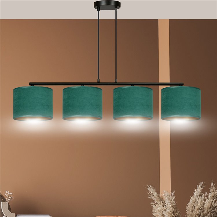 HILDE 4 BL GREEN EMIBIG Lampa wisząca