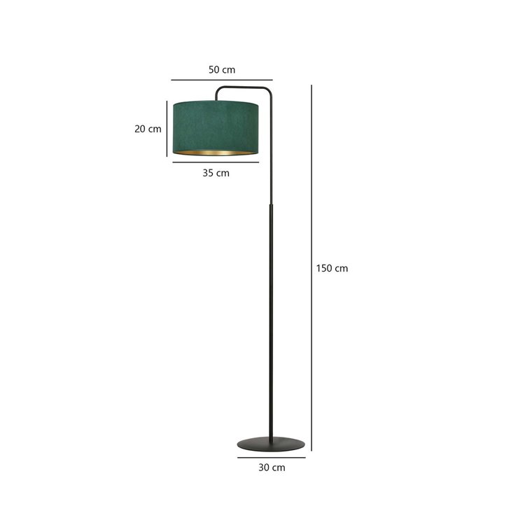 HILDE LP1 BL GREEN EMIBIG Lampa podłogowa