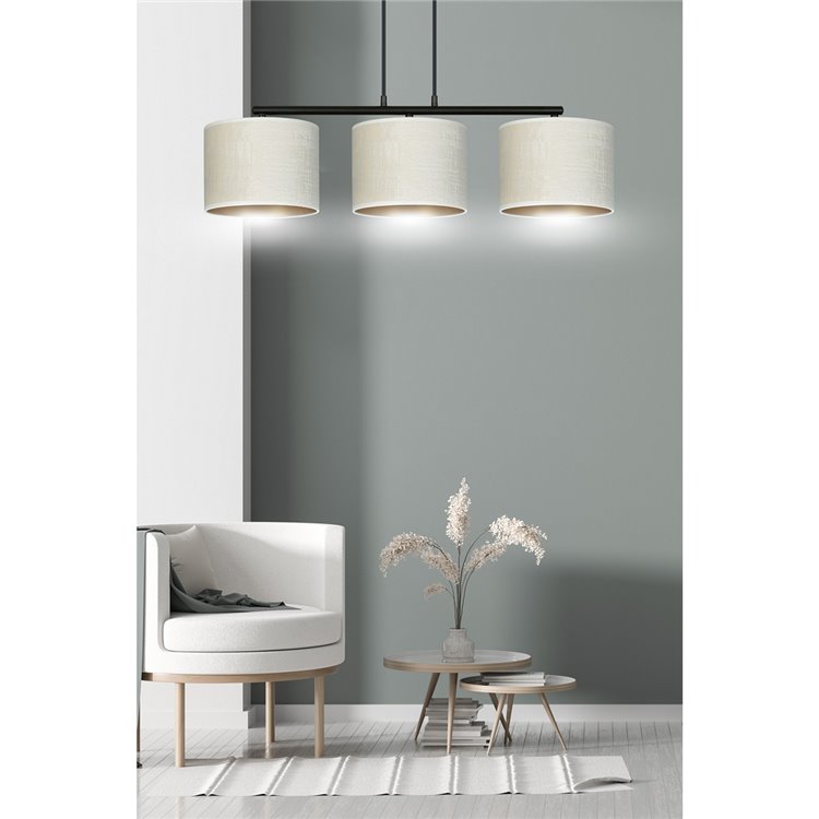 HILDE 3 BL WHITE EMIBIG Lampa wisząca