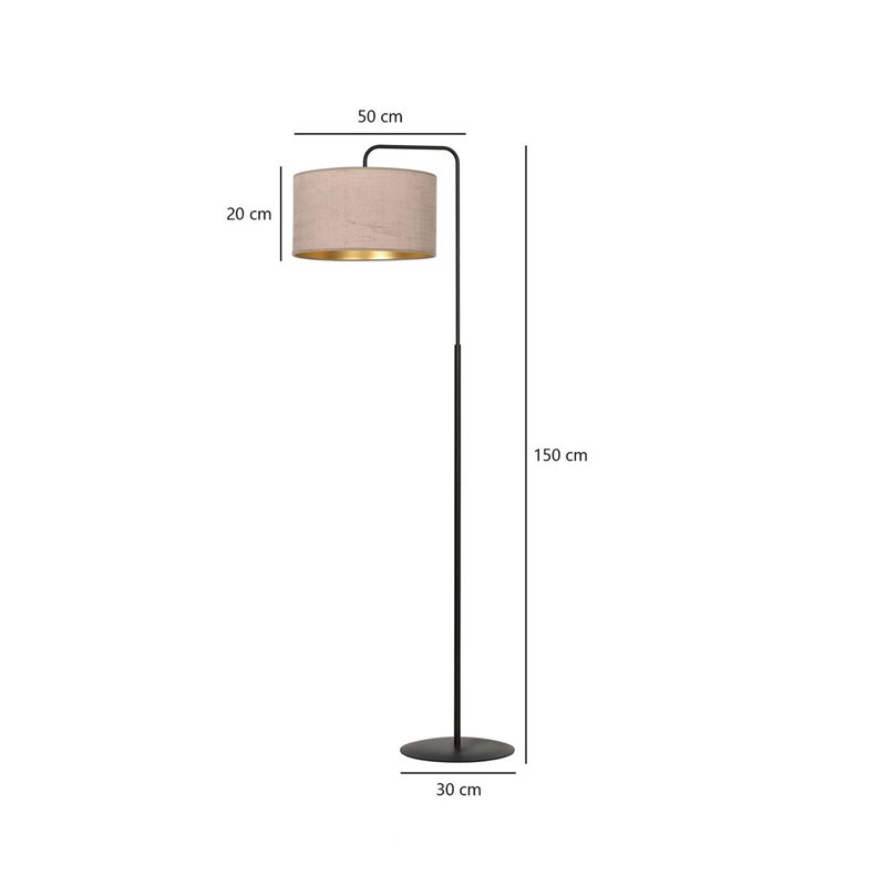 HILDE LP1 BL ROSE EMIBIG Lampa podłogowa HILDE LP1 BL ROSE EMIBIG Lampa podłogowa