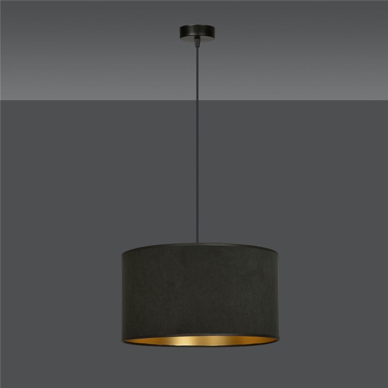 HILDE 1 BL BLACK EMIBIG Lampa wisząca HILDE 1 BL BLACK EMIBIG Lampa wisząca