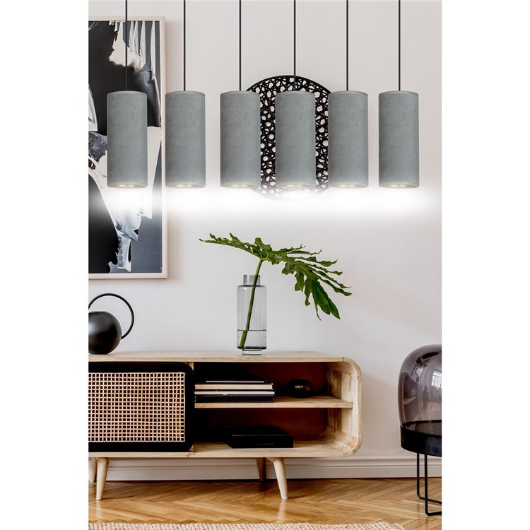 BENTE 6 BL GRAY EMIBIG Lampa wisząca