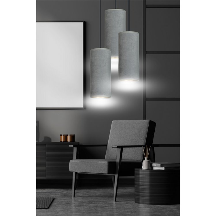 BENTE 3 BL PREMIUM GRAY EMIBIG Lampa wisząca