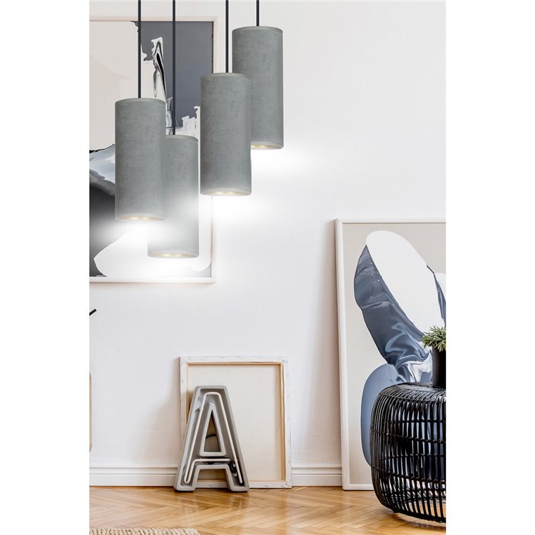 BENTE 4 BL PREMIUM GRAY EMIBIG Lampa wisząca