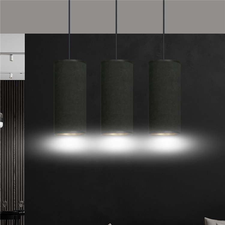 BENTE 3 BL BLACK EMIBIG Lampa wisząca