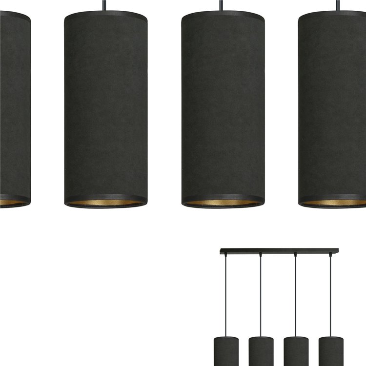 BENTE 4 BL BLACK EMIBIG Lampa wisząca