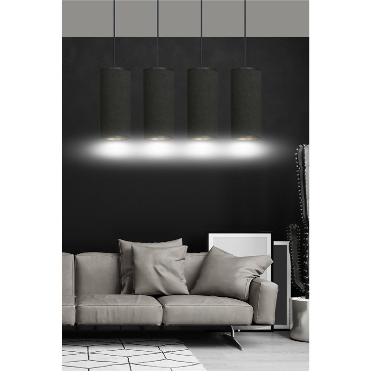 BENTE 4 BL BLACK EMIBIG Lampa wisząca