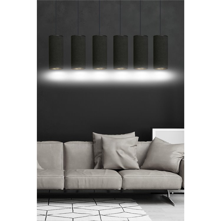 BENTE 6 BL BLACK EMIBIG Lampa wisząca