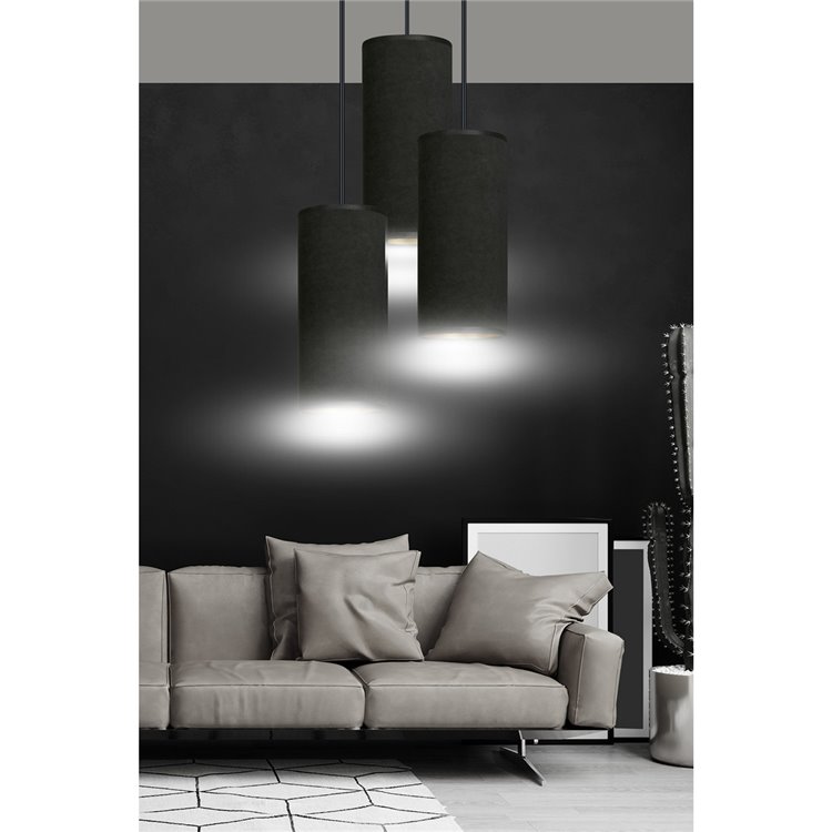 BENTE 3 BL PREMIUM BLACK EMIBIG Lampa wisząca