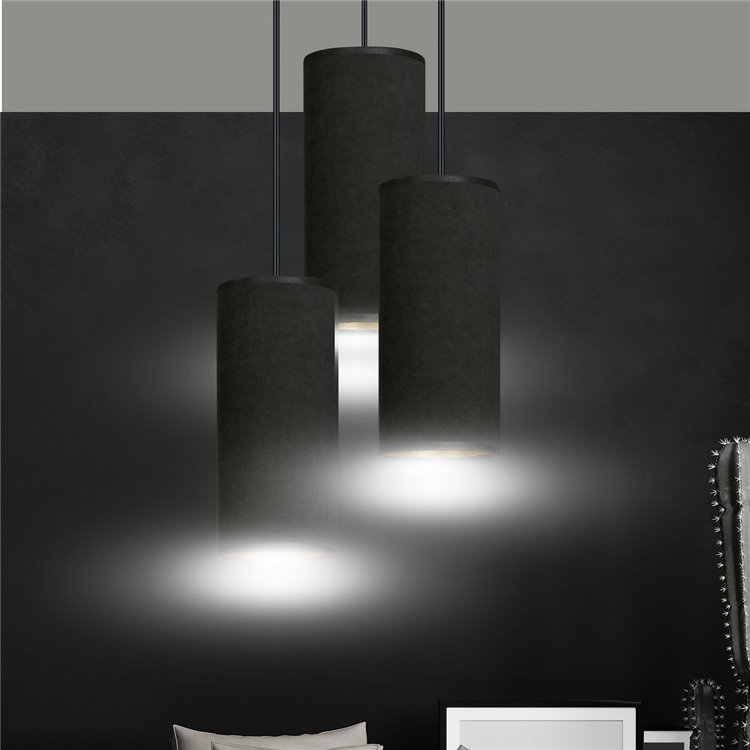 BENTE 3 BL PREMIUM BLACK EMIBIG Lampa wisząca