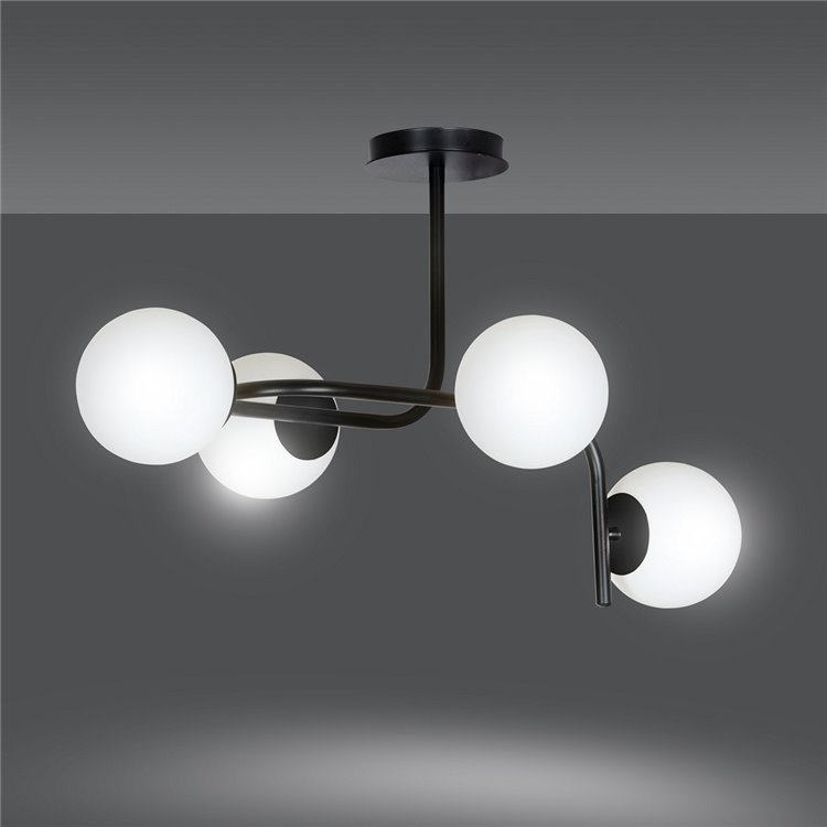 KALF 4A BLACK EMIBIG Lampa sufitowa