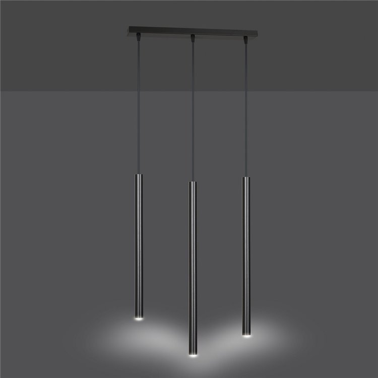 SELTER 3 BLACK EMIBIG Lampa wisząca