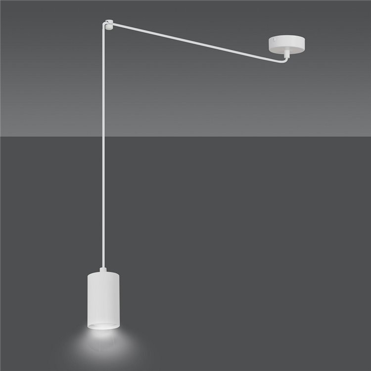 TRAKER 1 WH/WHITE EMIBIG Lampa wisząca