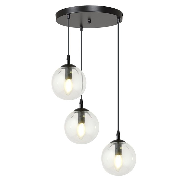 COSMO 3 BL PREMIUM TRANSPARENT EMIBIG Lampa wisząca