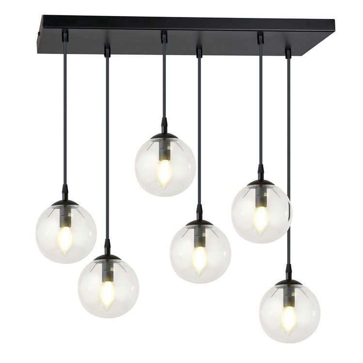 COSMO 6 BL TRANSPARENT EMIBIG Lampa wisząca