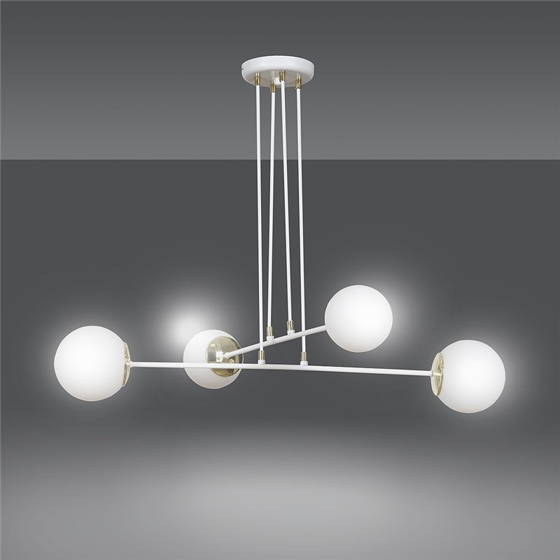 OGNIS 4 WHITE EMIBIG Lampa wisząca OGNIS 4 WHITE EMIBIG Lampa wisząca