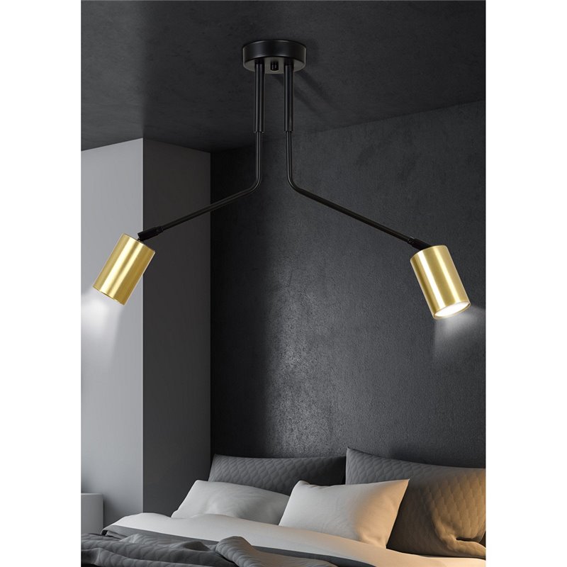 VERNO 2 BLACK EMIBIG Lampa sufitowa VERNO 2 BLACK EMIBIG Lampa sufitowa