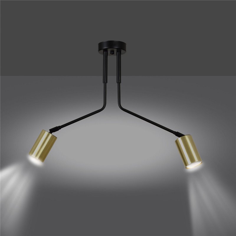 VERNO 2 BLACK EMIBIG Lampa sufitowa VERNO 2 BLACK EMIBIG Lampa sufitowa