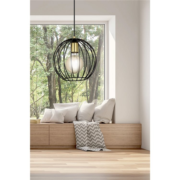 ALBIO 1 BLACK EMIBIG Lampa wisząca