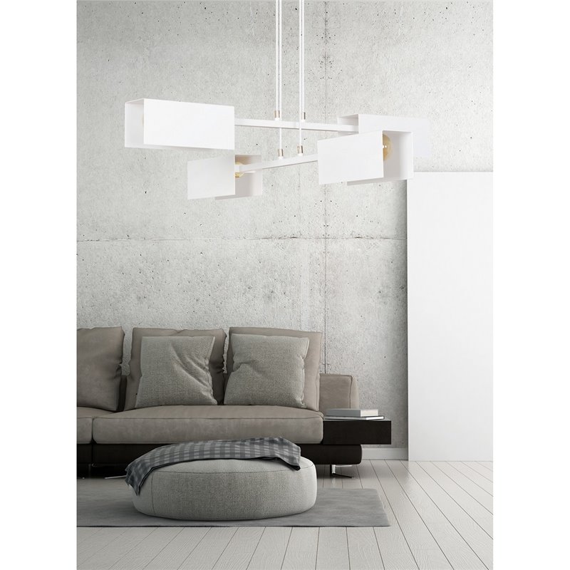 TOLOS 4 WHITE EMIBIG Lampa wisząca TOLOS 4 WHITE EMIBIG Lampa wisząca