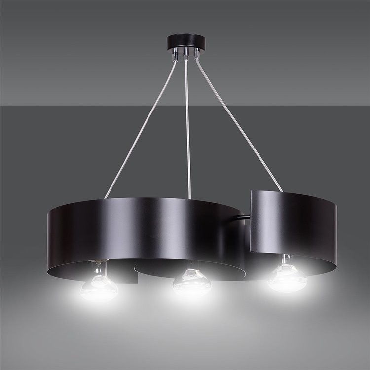 VIXON 3 BLACK EMIBIG Lampa wisząca