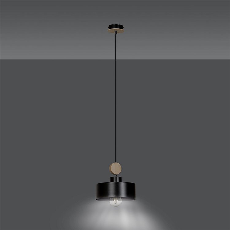 TUNISO 1 BLACK EMIBIG Lampa wisząca