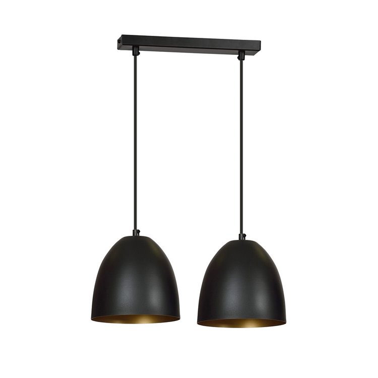 LENOX 2 BLACK / GOLD EMIBIG Lampa wisząca