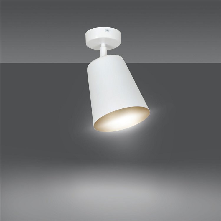 PRISM 1 WHITE / GOLD EMIBIG Lampa sufitowa