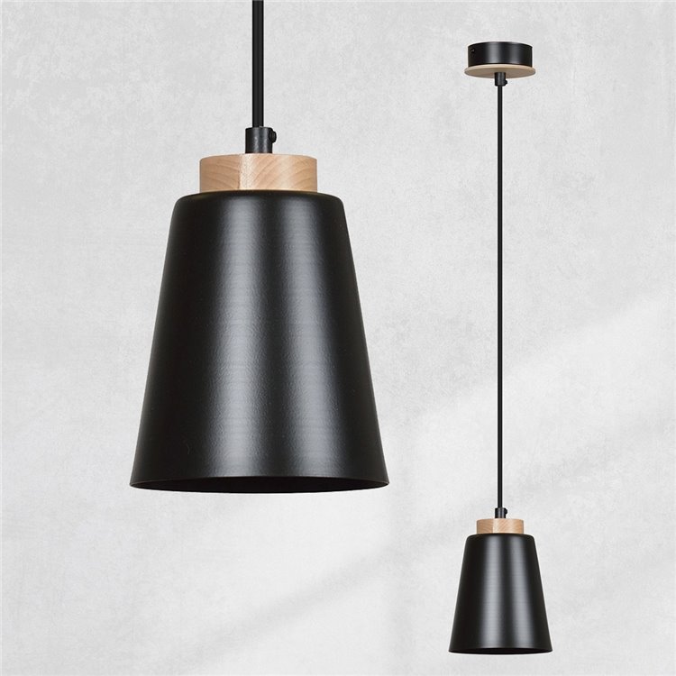 BOLERO 1 BLACK EMIBIG Lampa wisząca