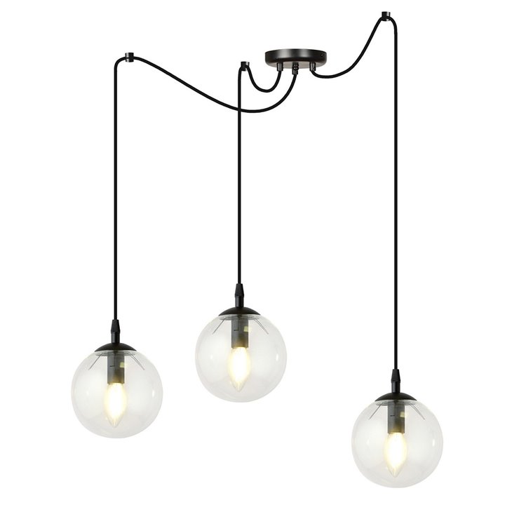 GIGI 3 BL TRANSPARENT EMIBIG Lampa wisząca