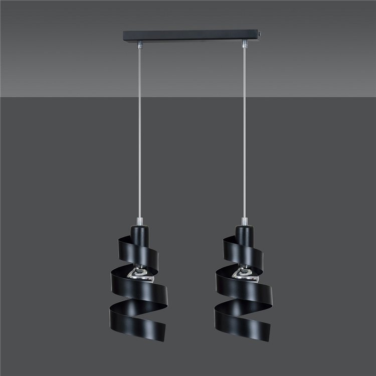 SAGA 2 BLACK EMIBIG Lampa wisząca