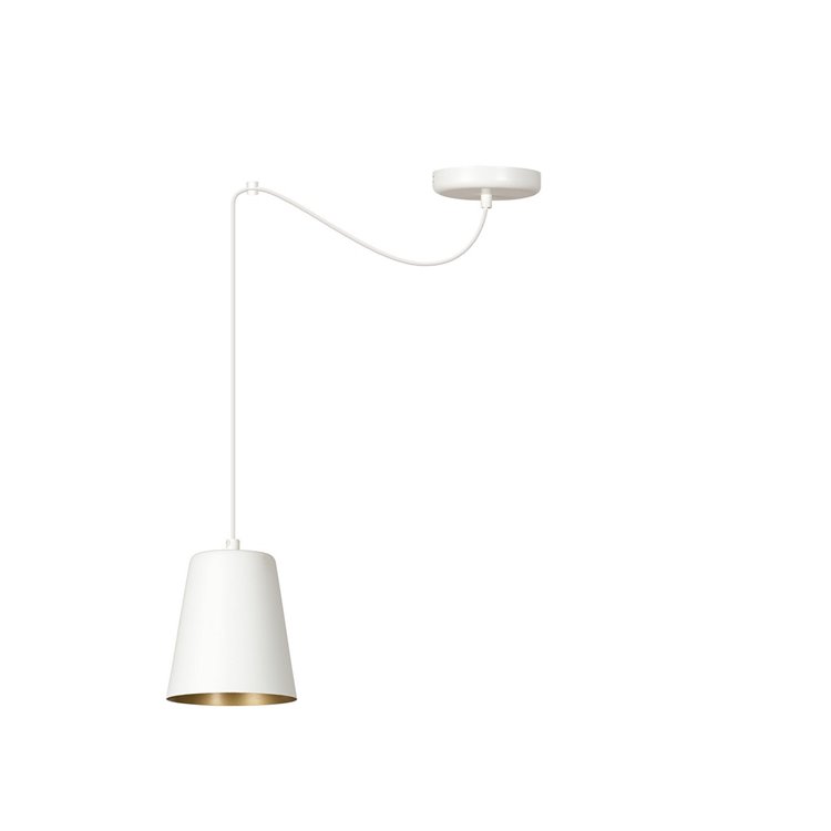 LINK 1 WHITE / GOLD EMIBIG Lampa wisząca