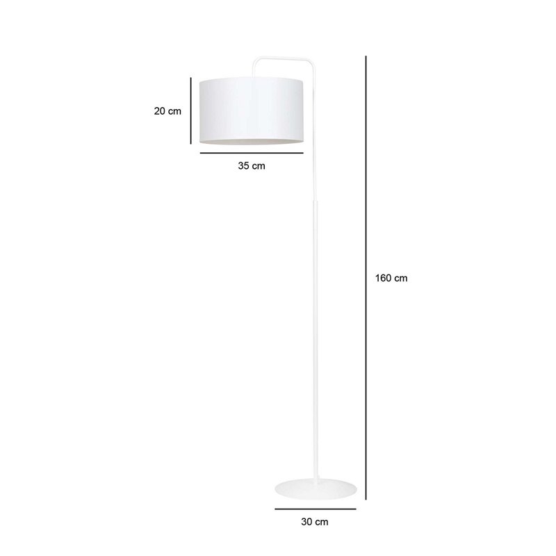 TRAPO LP1 WH WHITE EMIBIG Lampa podłogowa TRAPO LP1 WH WHITE EMIBIG Lampa podłogowa