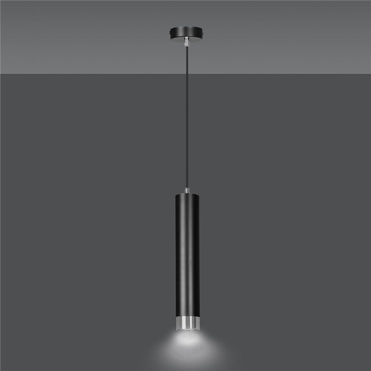 KIBO 1 BL/CHROME EMIBIG Lampa wisząca