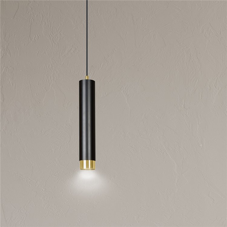 KIBO 1 BL/GOLD EMIBIG Lampa wisząca