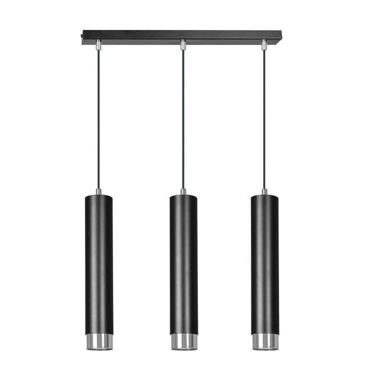 KIBO 3 BL/CHROME EMIBIG Lampa wisząca