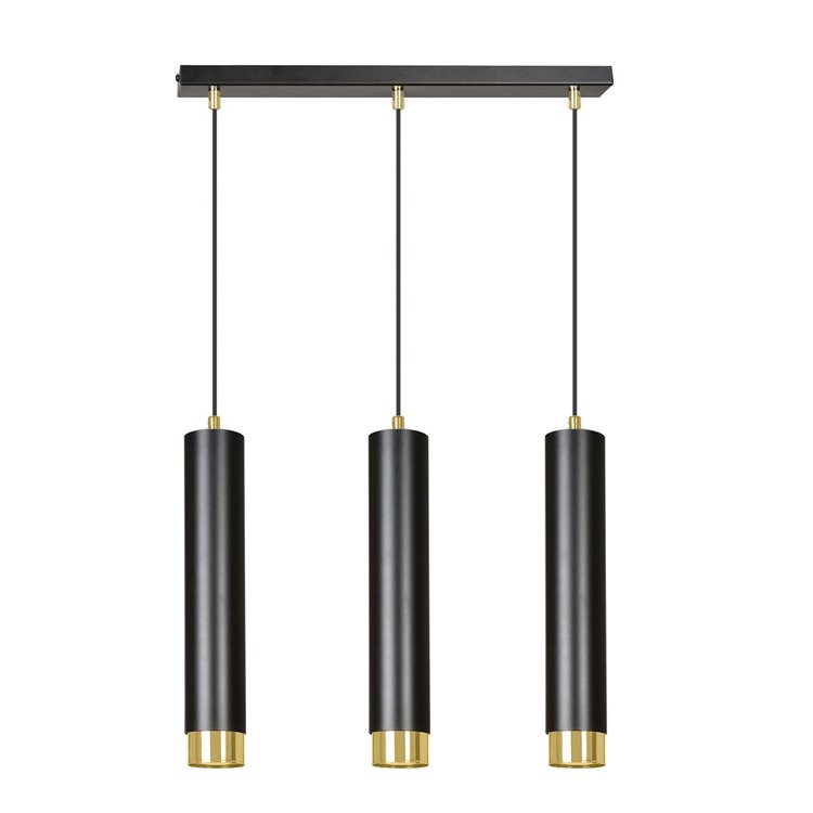 KIBO 3 BL/GOLD EMIBIG Lampa wisząca