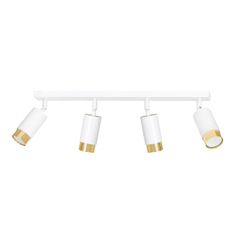 HIRO 4 WH/GOLD EMIBIG Lampa sufitowa