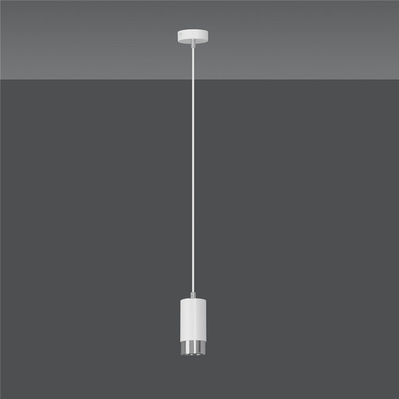 FUMIKO 1 WH/CHROME EMIBIG Lampa wisząca FUMIKO 1 WH/CHROME EMIBIG Lampa wisząca