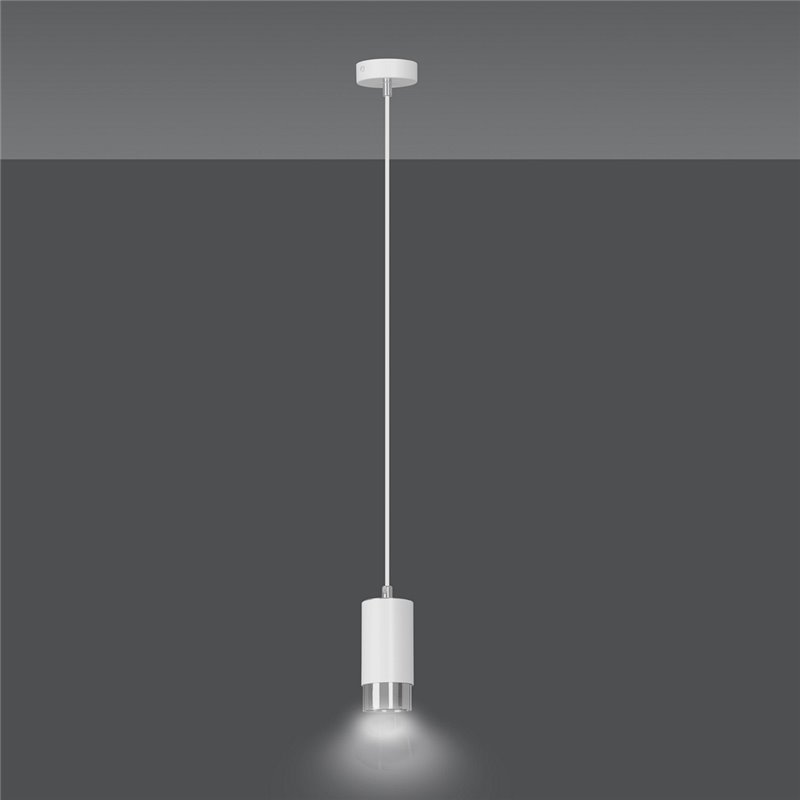 FUMIKO 1 WH/CHROME EMIBIG Lampa wisząca FUMIKO 1 WH/CHROME EMIBIG Lampa wisząca