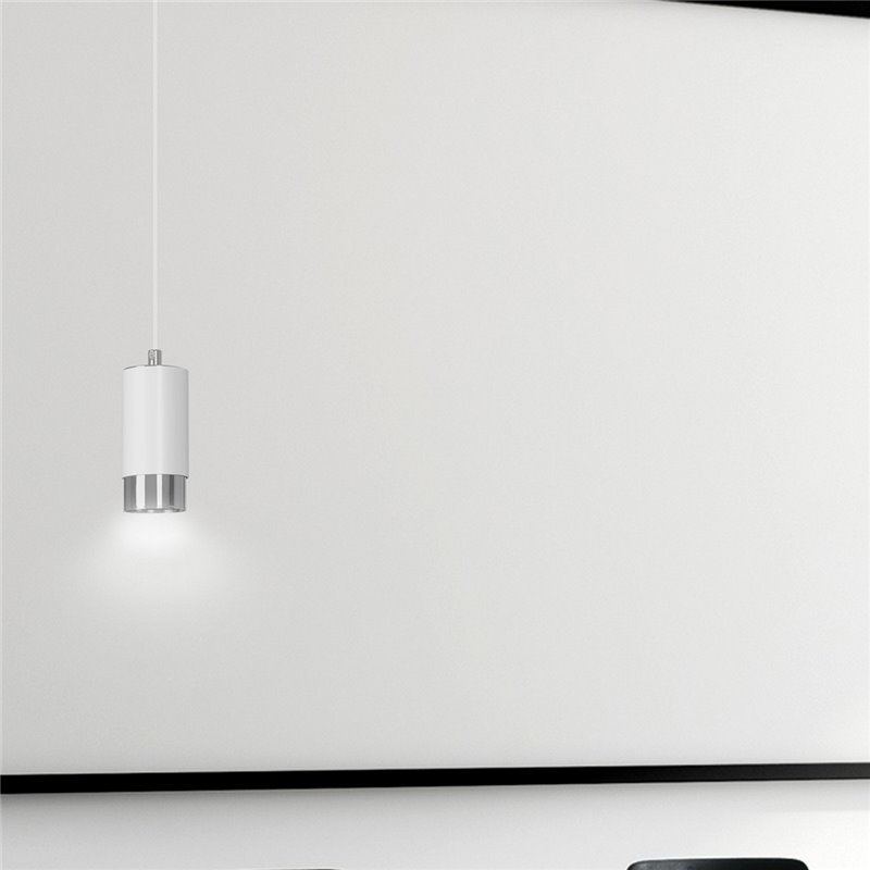 FUMIKO 1 WH/CHROME EMIBIG Lampa wisząca FUMIKO 1 WH/CHROME EMIBIG Lampa wisząca