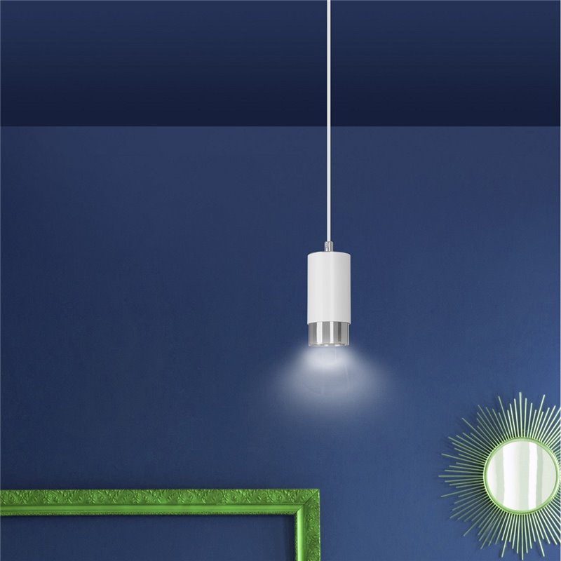 FUMIKO 1 WH/CHROME EMIBIG Lampa wisząca FUMIKO 1 WH/CHROME EMIBIG Lampa wisząca