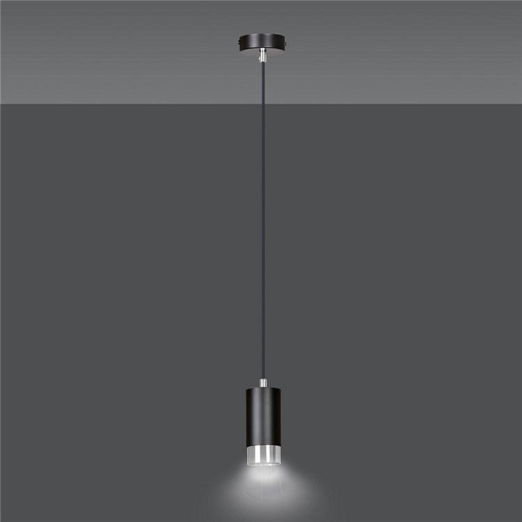 FUMIKO 1 BL/CHROME EMIBIG Lampa wisząca