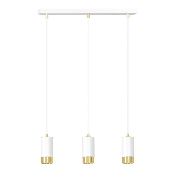 FUMIKO 3 WH/GOLD EMIBIG Lampa wisząca