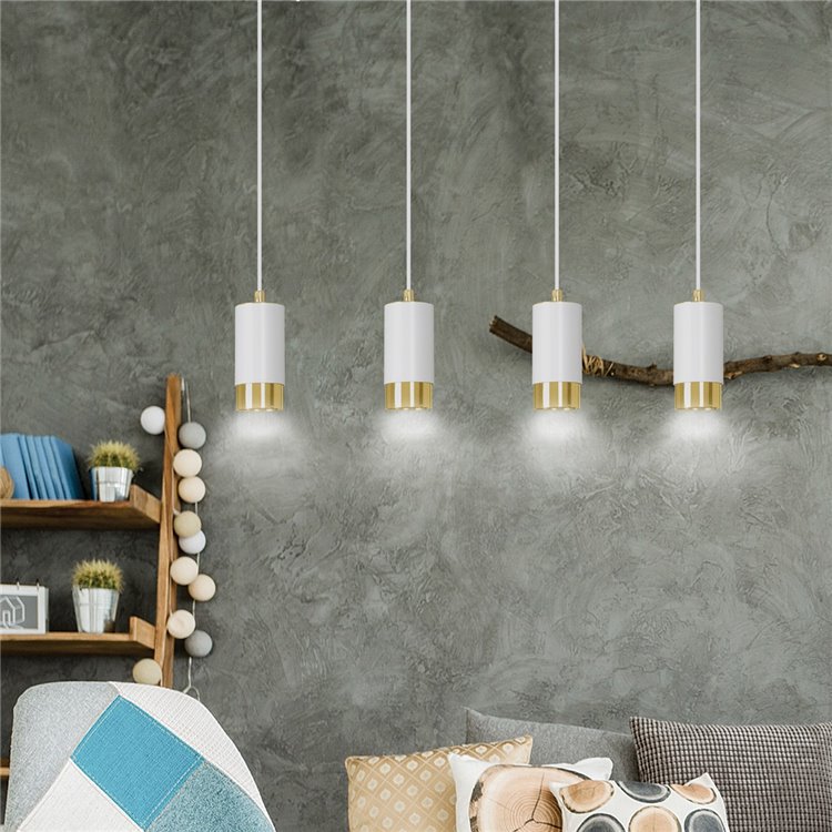 FUMIKO 4 WH/GOLD EMIBIG Lampa wisząca