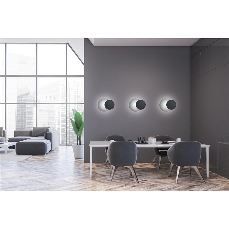 CIRCLE 1C BLACK EMIBIG Kinkiet CIRCLE 1C BLACK EMIBIG Kinkiet