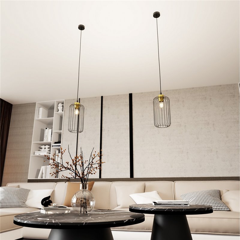 VANDER 1 BL GOLD EMIBIG Lampa wisząca VANDER 1 BL GOLD EMIBIG Lampa wisząca